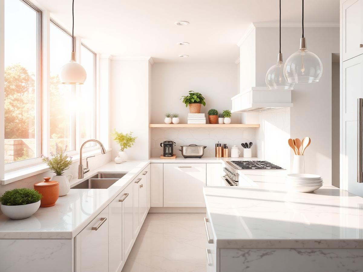 Sparkling clean modern kitchen by BrightSteps